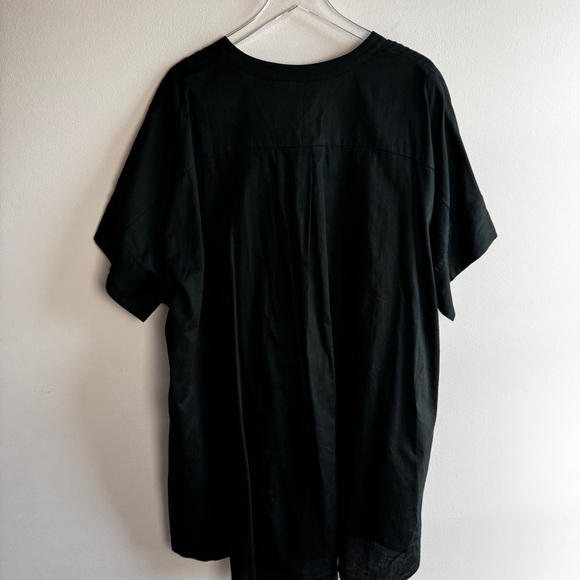 NEW Soma size XXL Black Oversized Button Up Swim Coverup - Picture 7 of 10